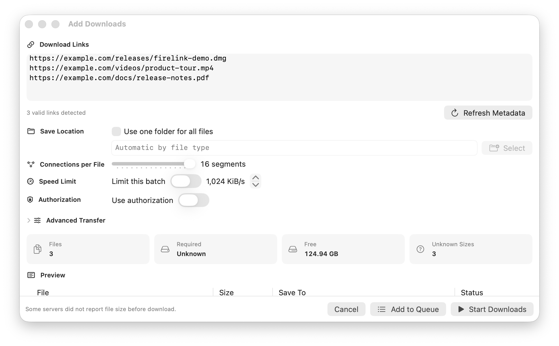 Add downloads window in light theme