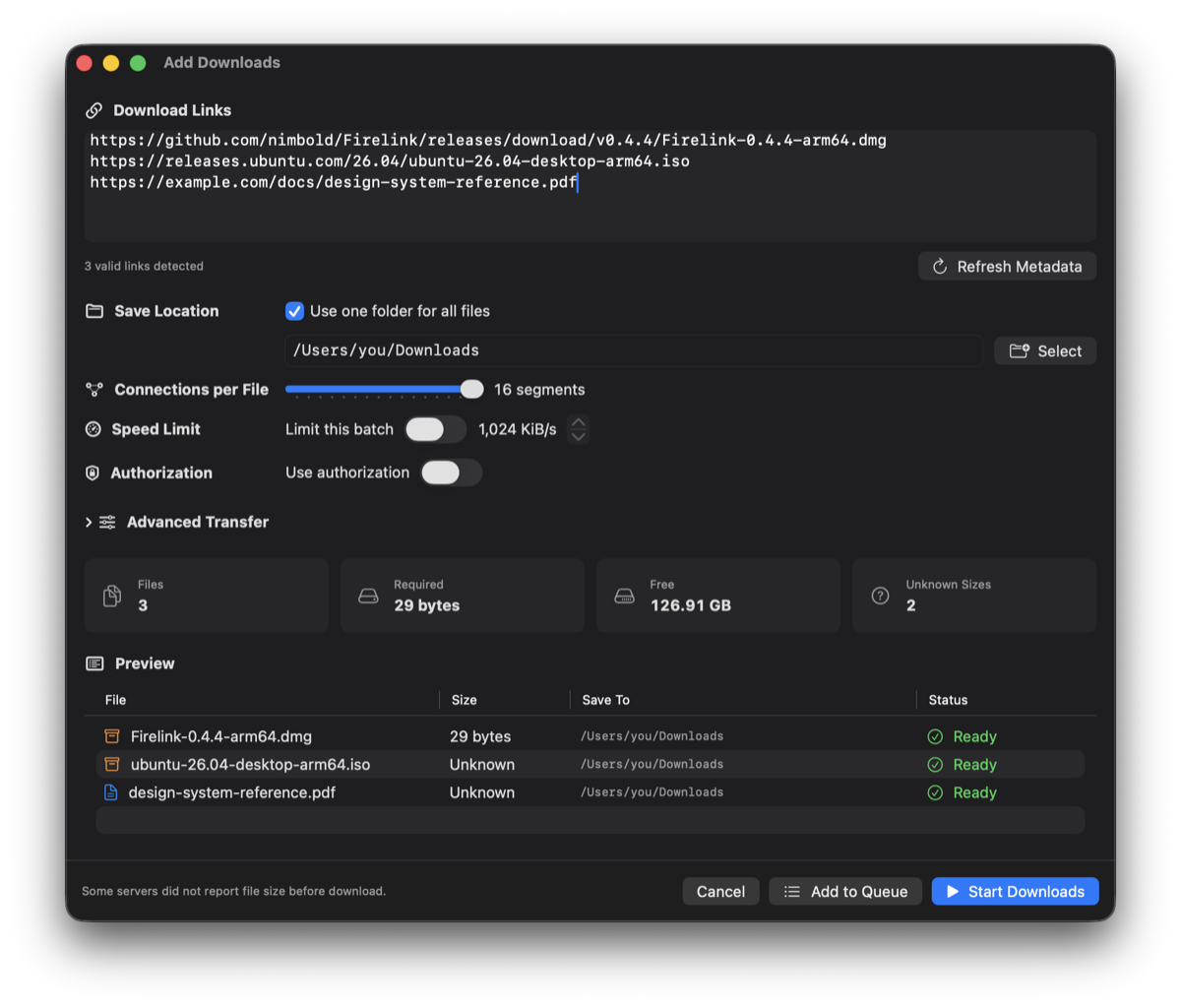 Add downloads window in light theme