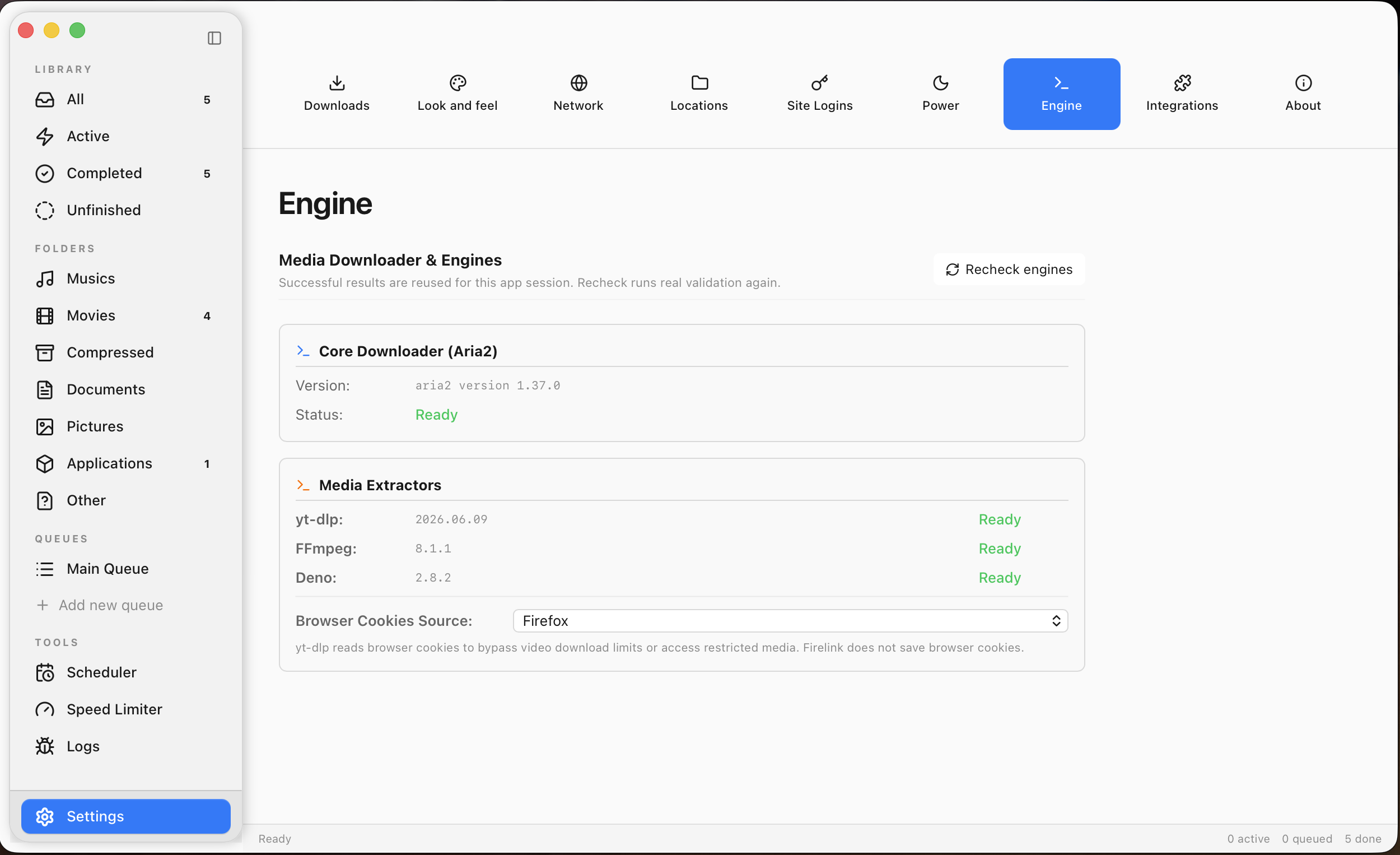 Light Theme Settings