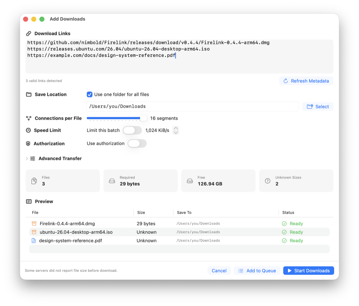 Add downloads window in light theme
