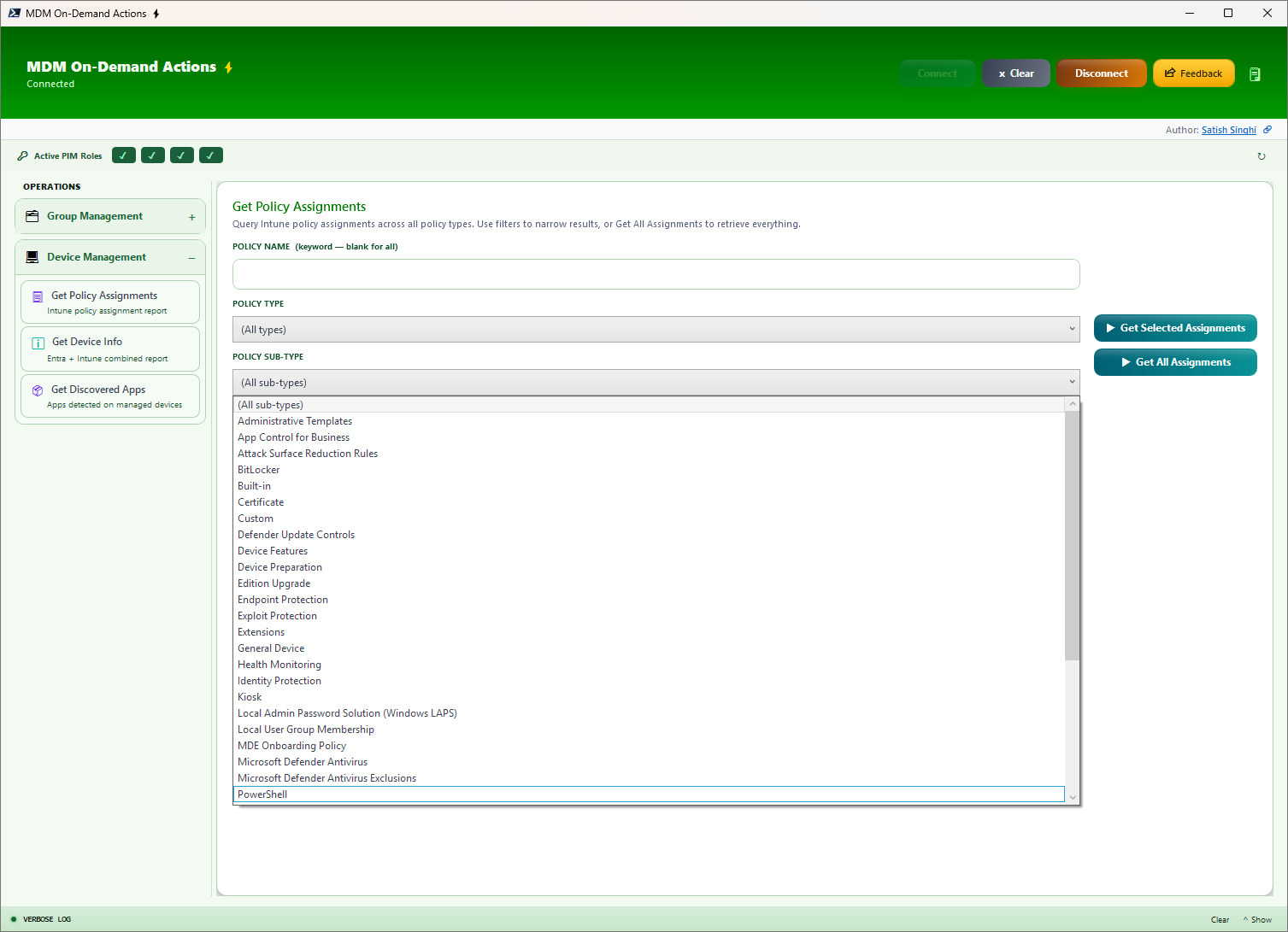 Intune Policy Assignments - Details