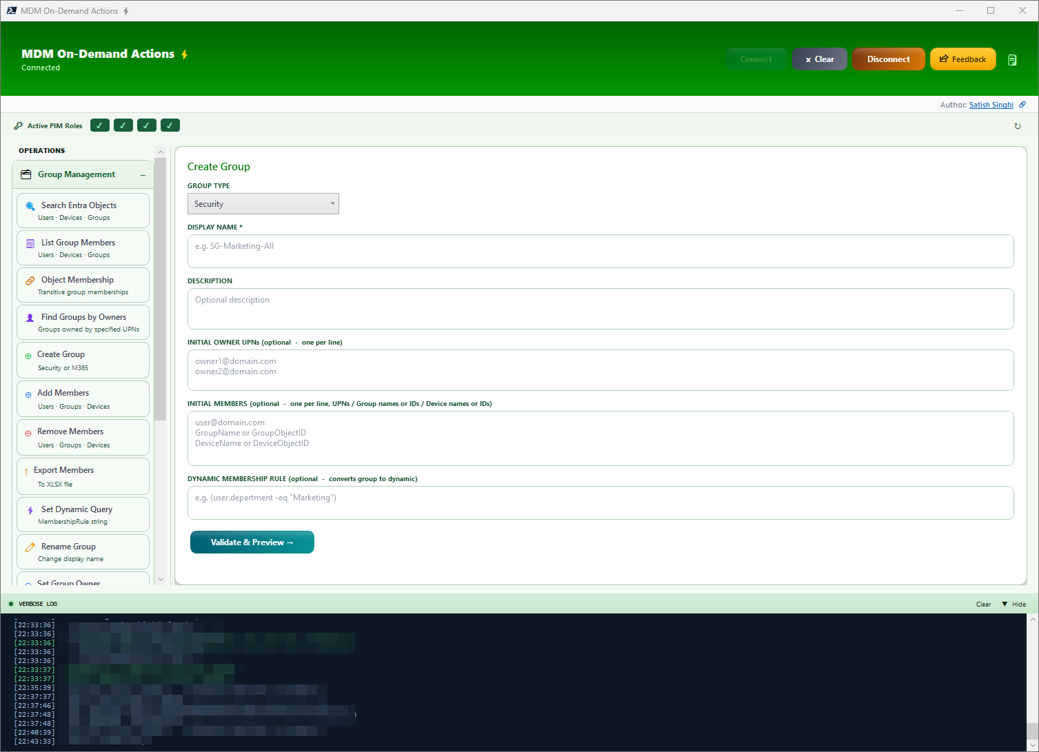 Create Group